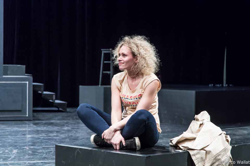 Na bitte, die Szene hat doch schon super geklappt :-) 54Musical Goethe Auf Liebe und Tod Folkwang Uni